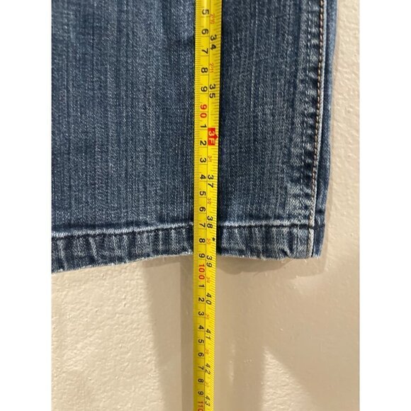 WHITE HOUSE BLACK MARKET WOMEN'S JEANS GLAMOROUS BOOTCUT DENIM SIZE 4R - Picture 8 of 9